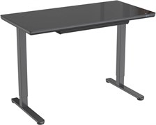 Стол Cactus CS-EGD-BBK столешница стекло черный, каркас черный, столешница 120x60 см Стол Cactus CS-EGD-BBK столешница стекло черный, каркас черный, столешница 120x60 см