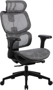 Кресло Cactus CS-MC555-GY черный/серый сетка с подголов. крестов. пластик пластик черный Кресло Cactus CS-MC555-GY черный/серый сетка с подголов. крестов. пластик пластик черный