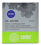 Матричный картридж Cactus CS-NX1500 черный для Star NX-1500, 24xx, LC-8211