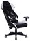 Кресло игровое Cactus CS-CHR-090BLW цвет: черно-белый, обивка: эко.кожа/сетка, крестовина: пластик черно-белый - фото 17333