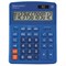 Калькулятор настольный Brauberg Extra-12-BU (206x155 мм), 12 разрядов, двойное питание, синий - фото 18033