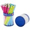 Ручка шариковая Brauberg spft touch stick "neon", синяя, мягкое покрытие, корпус ассорти, узел 0,7 мм - фото 20121