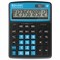 Калькулятор настольный Brauberg Extra Color-12-BKBU (206x155 мм), 12 разрядов, двойное питание, черно-голубой - фото 21104