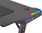 Стол игровой Cactus CS-GTZ-BK-RGB столешница ДСП черный каркас черный, столешница 120x60 см - фото 24066